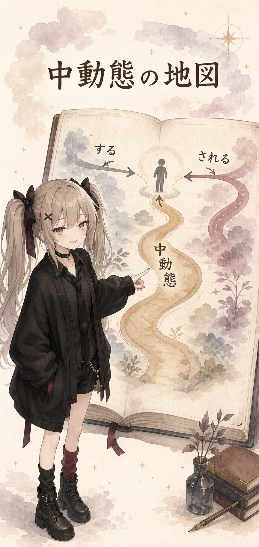 中動態の地図